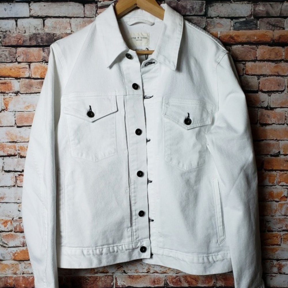 Rag & Bone Men's Definitive Jean Jacket White